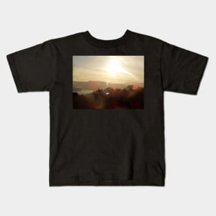 Sunrise over the Columbia River #19 Kids T-Shirt